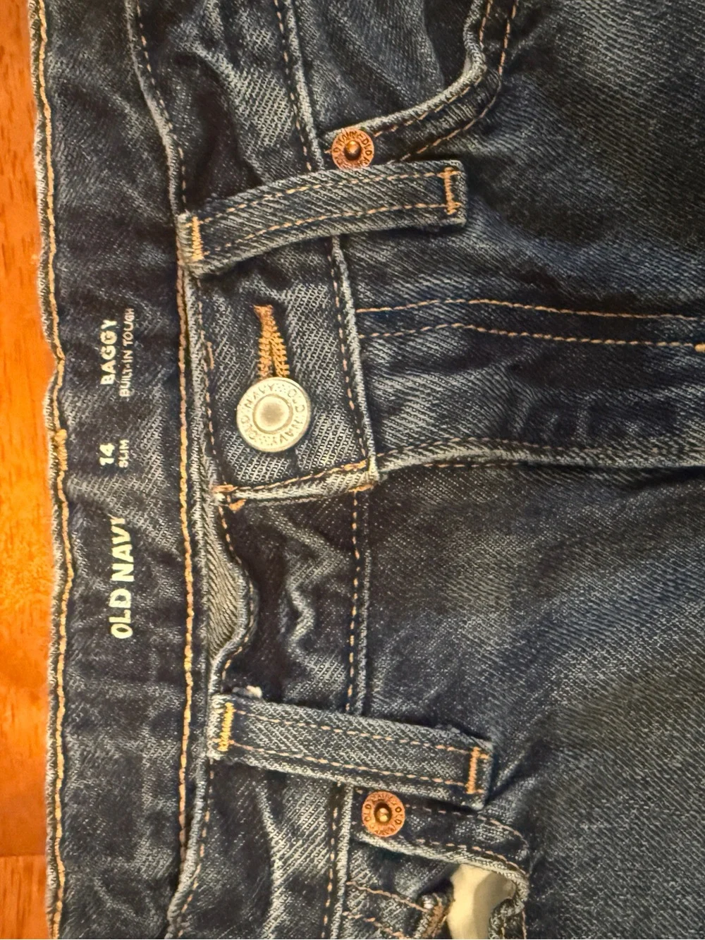 Boys Cargo Jeans - Olive and Denim